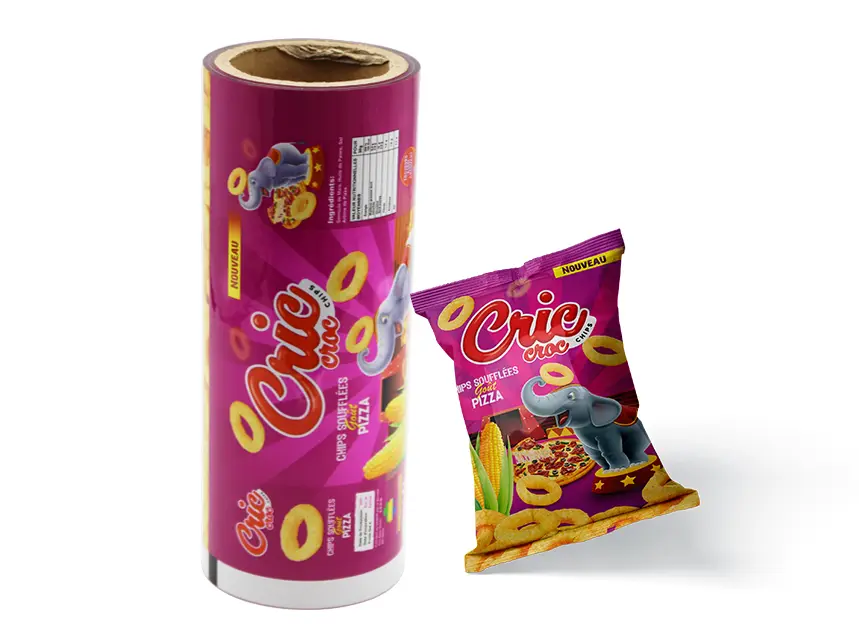 Custom Printed Packaging Film for Snacks  (1)